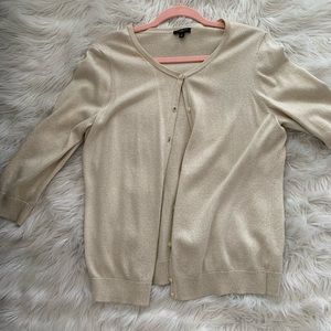 Champagne colored cardigan